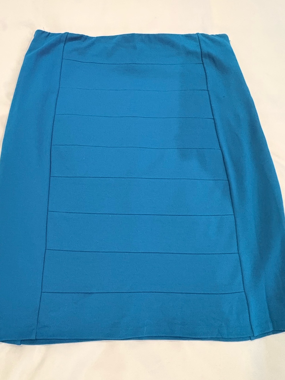 White House Black Market Ponte Skirt – Bright Blue/Turquoise – Size 12